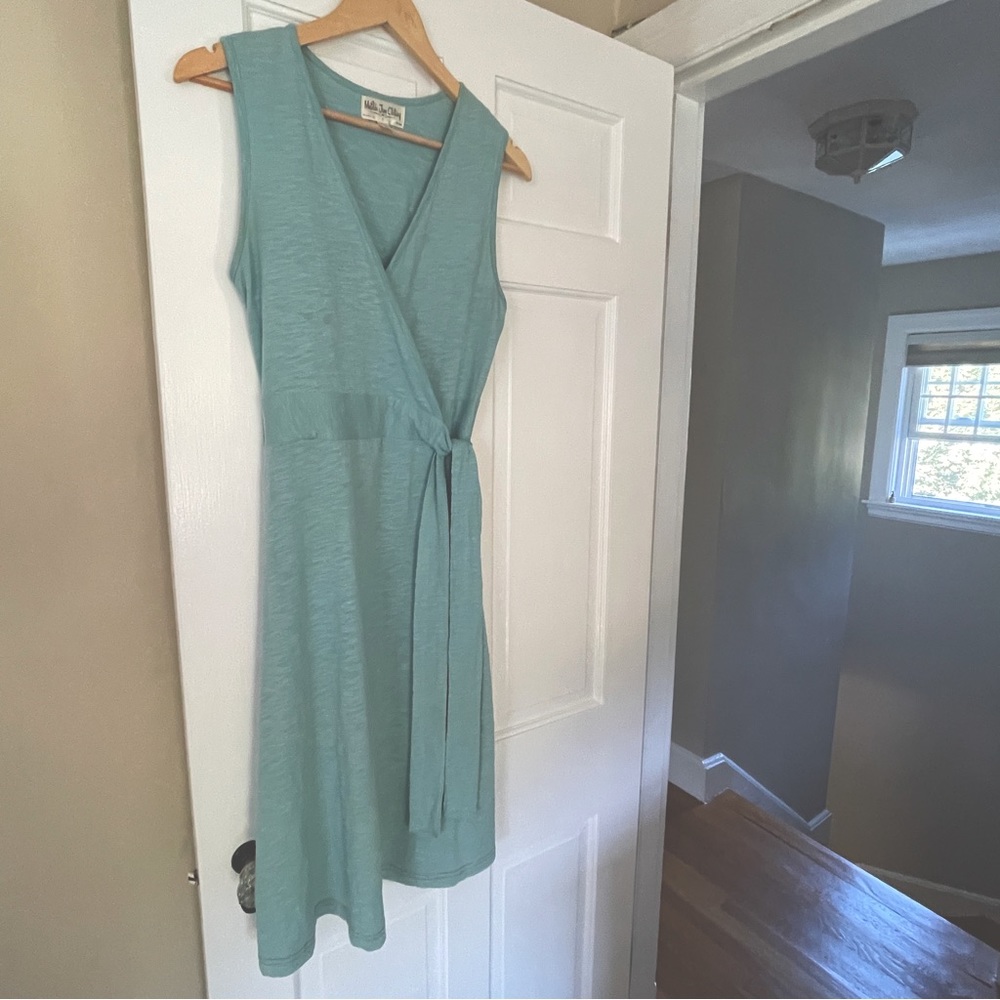 Matilda Jane Faux Wrap Cotton Dress with Tie size S